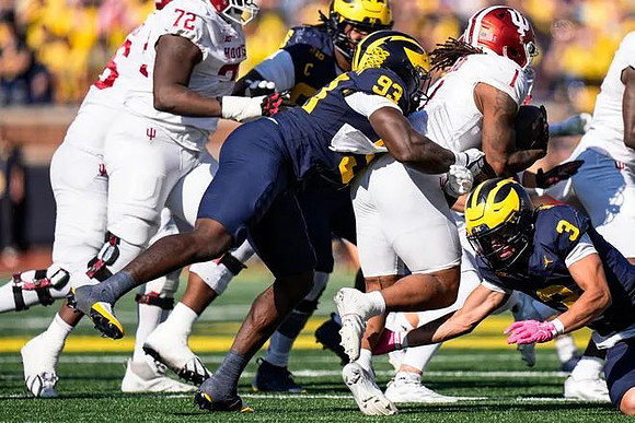 Benny Patterson III (93), Smith Snowden (3), and Trey Pierce (95)