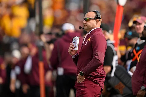 Minnesota Head Coach P. J. Fleck