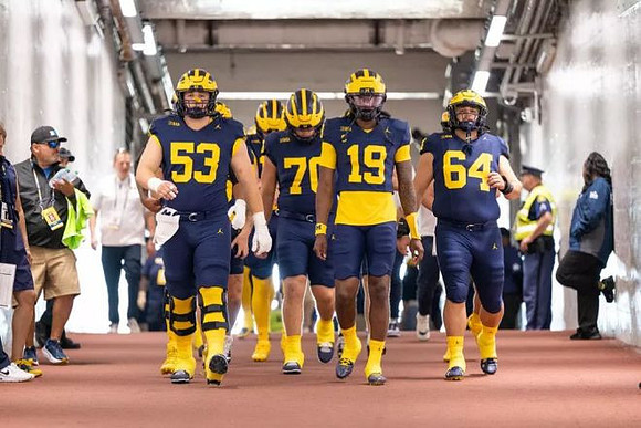 Jake Guarnera (53), Brady Norton (70), Bryce Underwood (19), and James Kavouklis (64)