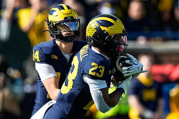 Tommy Carr (14) and Jordan Marshall (23)