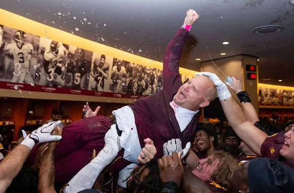Minnesota Head Coach P. J. Fleck