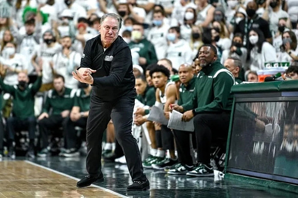 Michigan State Head Coach Tom Izzo