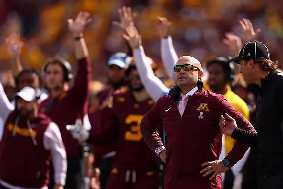 Minnesota Head Coach P. J. Fleck