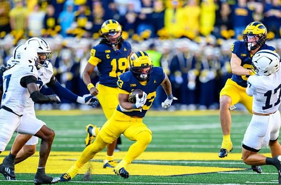 Gary Stacy (32) and Bryce Underwood (19)