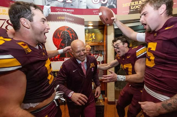 Minnesota Head Coach P. J. Fleck