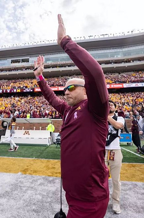 Minnesota Head Coach P. J. Fleck