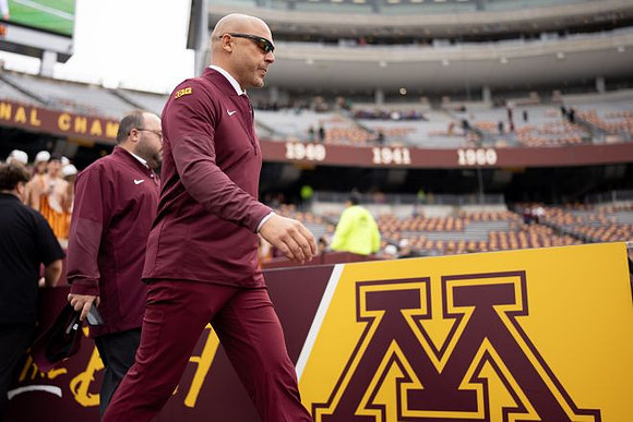 Minnesota Head Coach P. J. Fleck