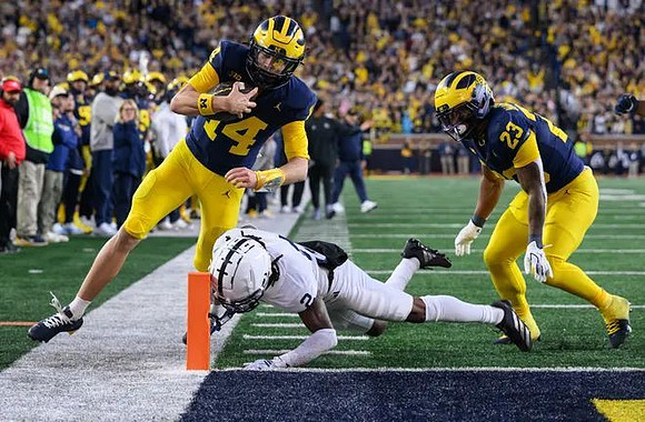 Tommy Carr (14) and Jordan Marshall (23)