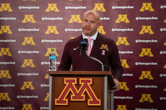 Minnesota Head Coach P. J. Fleck