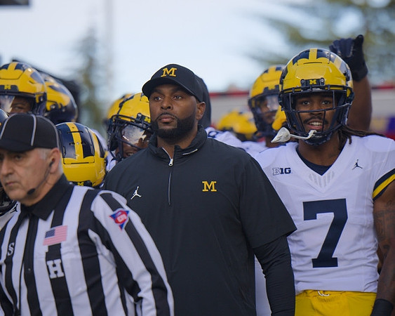 Sherrone Moore and Makari Paige (7)
