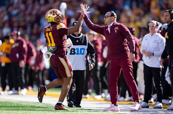 Minnesota Head Coach P. J. Fleck
