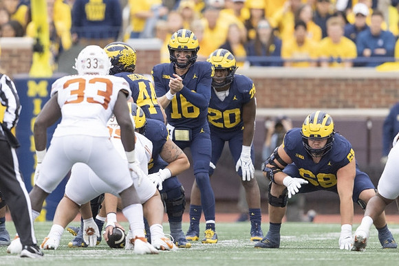 Max Bredeson (44), Davis Warren (16), Kalel Mullings (20), and Josh Priebe (68)