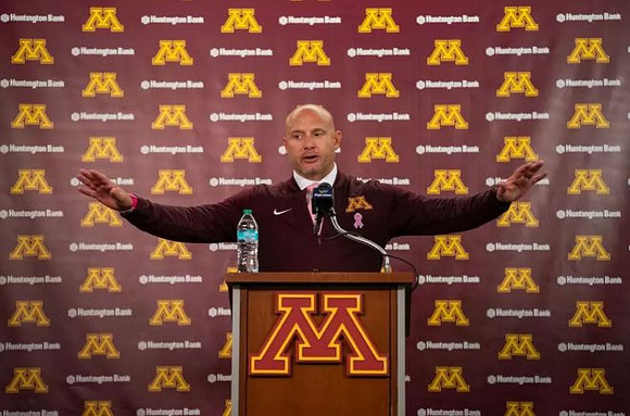 Minnesota Head Coach P. J. Fleck