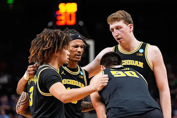 Tre Donaldson (3), Rubin Jones (15), Vladislav Goldin (50), and Danny Wolf (1)