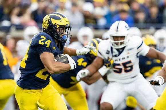 Bryson Kuzdzal (24) and Eli Owens (44)