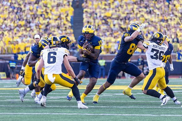 Bryce Underwood (19) and Hogan Hansen (80)