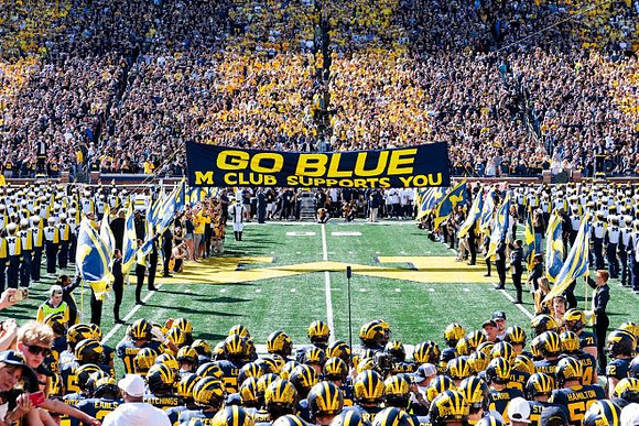 Michigan Team and Michigan Band