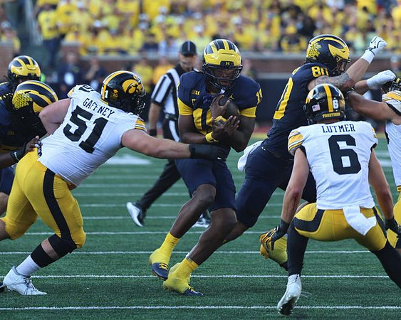 Bryce Underwood (19) and Hogan Hansen (80)