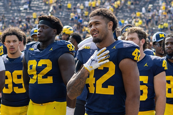 Owen Wafle (99), Ike Iwunnah (92), and TJ Guy (42)