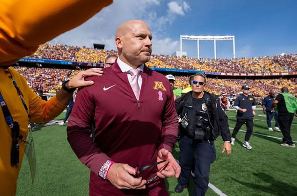 Minnesota Head Coach P. J. Fleck