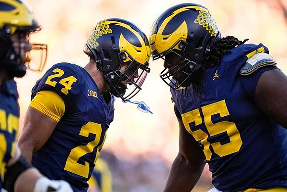 Bryson Kuzdzal (24) and Nathan Efobi (55)