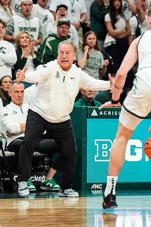Michigan State Head Coach Tom Izzo