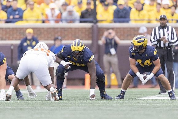 Myles Hinton (78) and Max Bredeson (44)