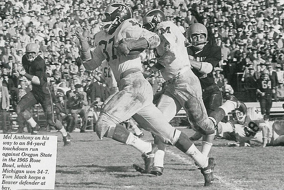 1964 Season-Oregon State: Melvin Anthony (37), Tom Mack (96), John Marcum (61), and James Detwiler (48)