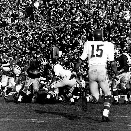 1964 Season-Ohio State: Richard Sygar  (18) and Charles Kines (78)