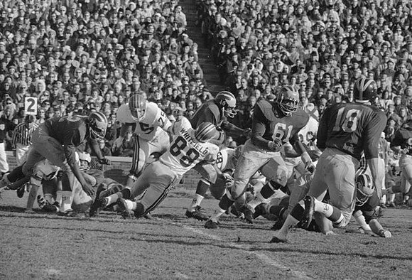 1967 Season-Ohio State: Raymond Phillips (72), Ronald Johnson (40), Stanley Broadnax, (61), and John Gabler (18)