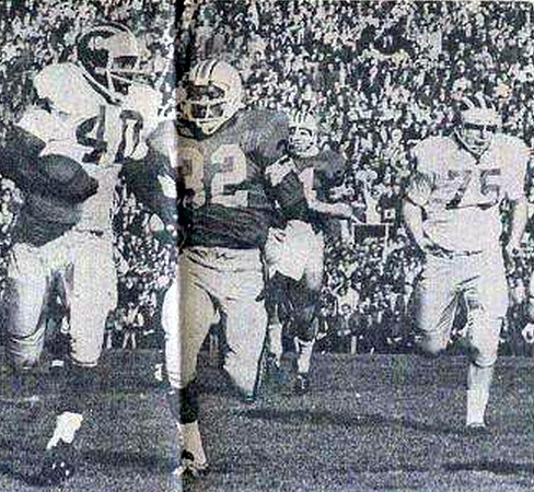 1968 Season-Ohio State: Ronald Johnson (40) and Werner Hall (75)