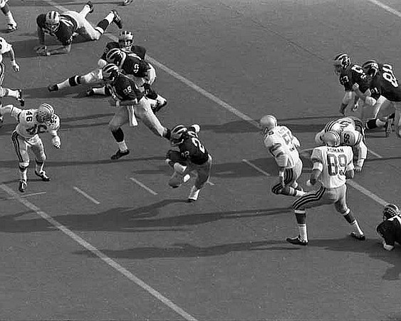 1969 Season-Ohio State: Glenn Doughty (22), Billy Taylor (42), Thomas Huiskens (89), Guy Murdock (53), and Michael Hankwitz (81)