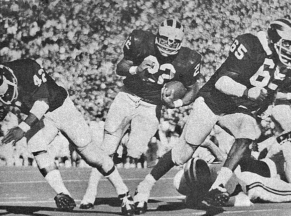 1970 Season-Iowa: Billy Taylor (42), Glenn Doughty (22), and Reggie McKenzie (65)