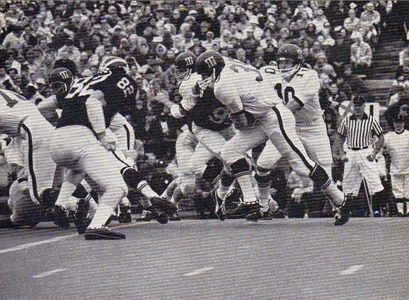 1970 Season-Texas A&M: Peter Newell (82) and Robert Rosema (95)