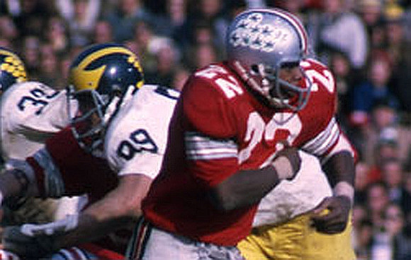 1970 Season-Ohio State: Thomas Huiskens (89) and John Fritz Seyferth (32)