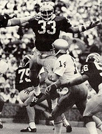 1971 Season-Navy: Michael Taylor (33), William Hart (56), and Douglas Troszak (75)