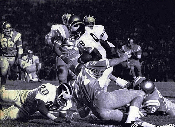 1972 Season-UCLA: Dennis Franklin (9), Harry Banks,  (20), Paul Seal (83), and James Coode (73)