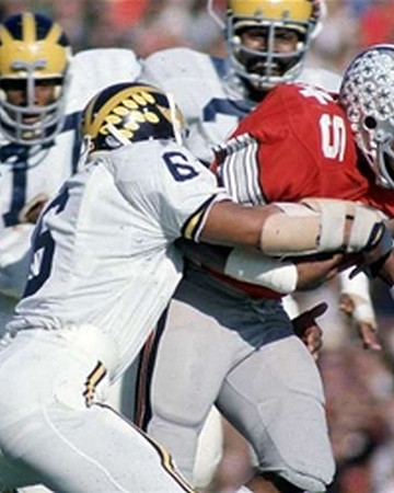 1974 Season-Ohio State: Dave Brown (6) and Greg Morton (77)