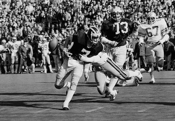 1975 Season-Ohio State: Rick Leach (7) and Bill Dufek (73)