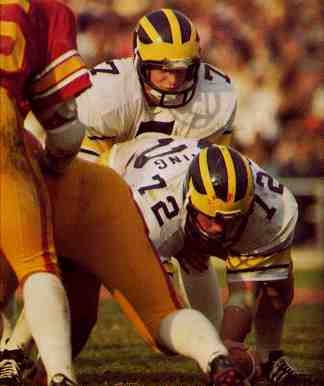 1976 Season-Southern California: Rick Leach (7) and Walt Downing (72)