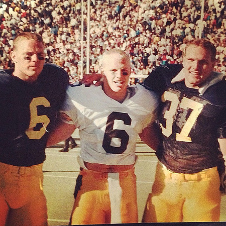 1990 Season-Iowa: Todd Plate (6) and Erick Anderson (37)