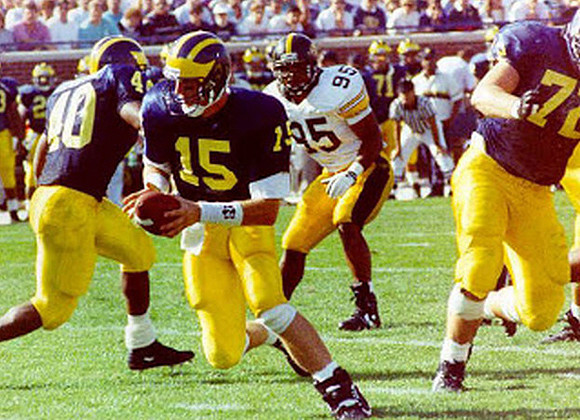 1992 Season-Iowa: Elvis Grbac (15), Burnie Legette (40), and Doug Skene (72)