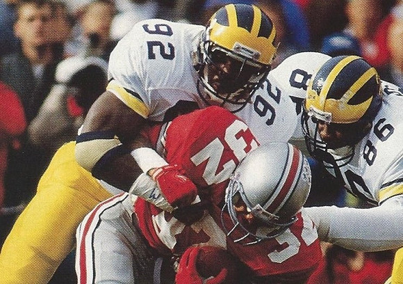 1992 Season-Ohio State: Mike Evans (92) and Martin Davis (86)
