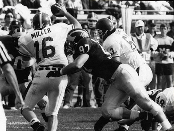1992 Season-Michigan State: Chris Hutchinson (97)