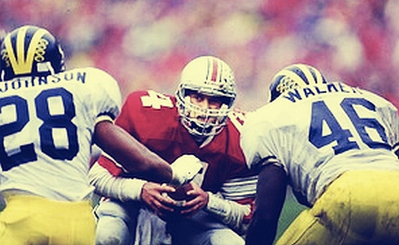 1992 Season-Ohio State: Deon Johnson (28) and Marcus Walker (46)