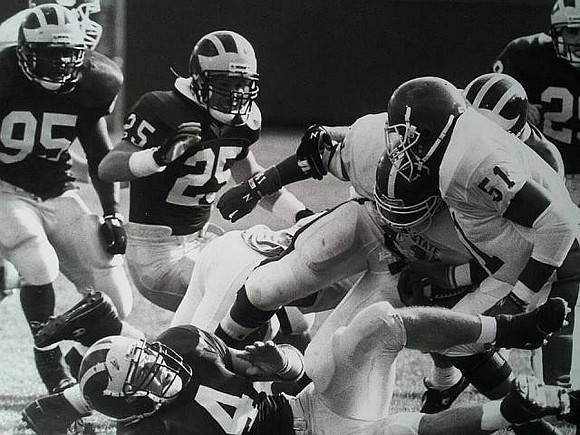1992 Season-Michigan State: Bobby Powers (95), Ron Buff (25), and Nate Holdren (4)