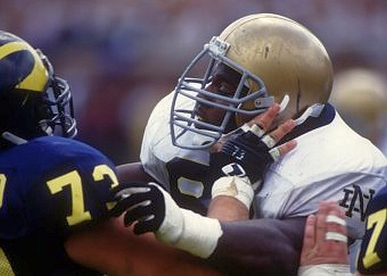 1993 Season-Notre Dame: Joe Marinaro (73)