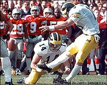 1994 Season-Ohio State: Remy Hamilton (19) and Brian Griese (14)