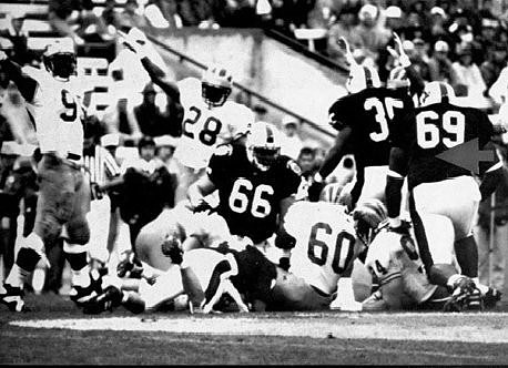1993 Season-North Carolina State: William Carr (96), Deon Johnson (28), Buster Stanley (60), and Jason Horn (94)