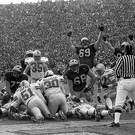 1995 Season-Ohio State: Jon Jansen (77), Zach Adami (68), and Jon Runyan Sr. (69)